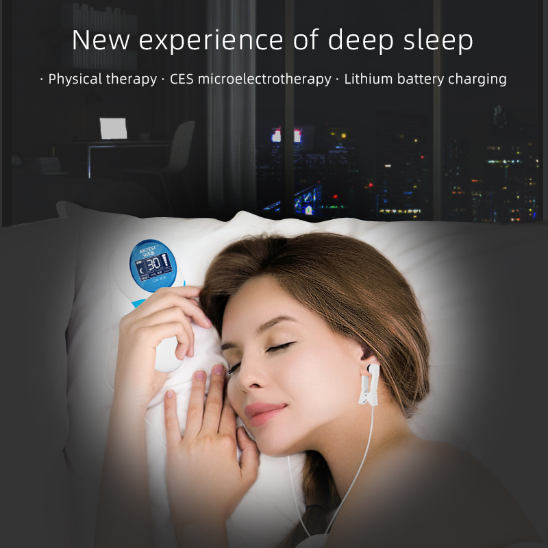 Insomnia, Anxiety, Depression Relief, Pulse CES Microcurrent Insomnia Treatment Device, Transcranial Stimulation Sleep Aid Device